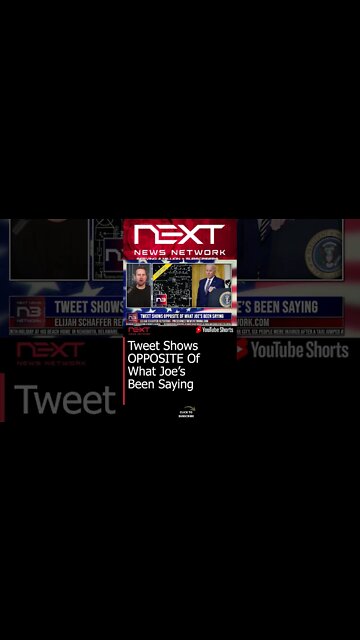Tweet Shows OPPOSITE Of What Joe’s Been Saying #shorts