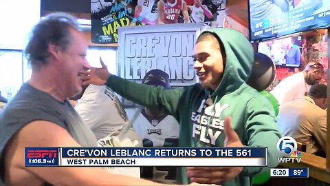 Cre'von LeBlanc stops by ESPN 106.3 6/20