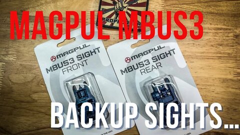 Magpul MBUS3 Backup Sights #magpul #mbus3 #backupsight
