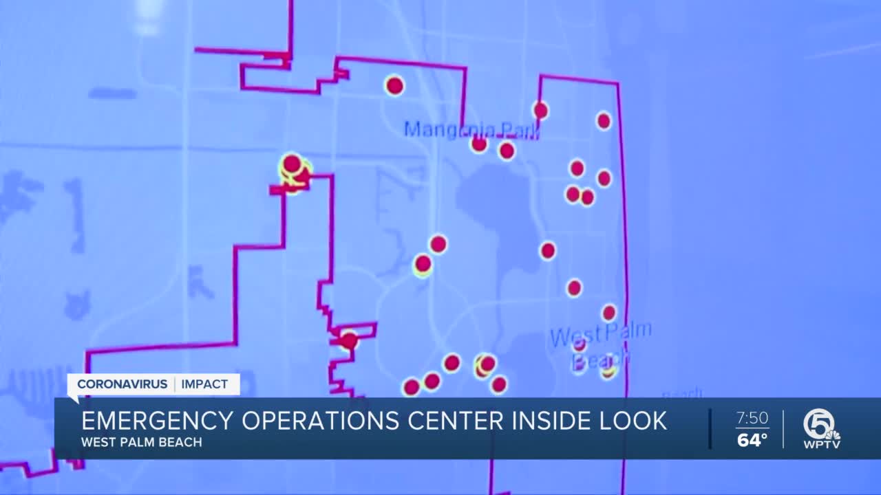 WPTV tours Emergency Operations Center in West Palm Beach