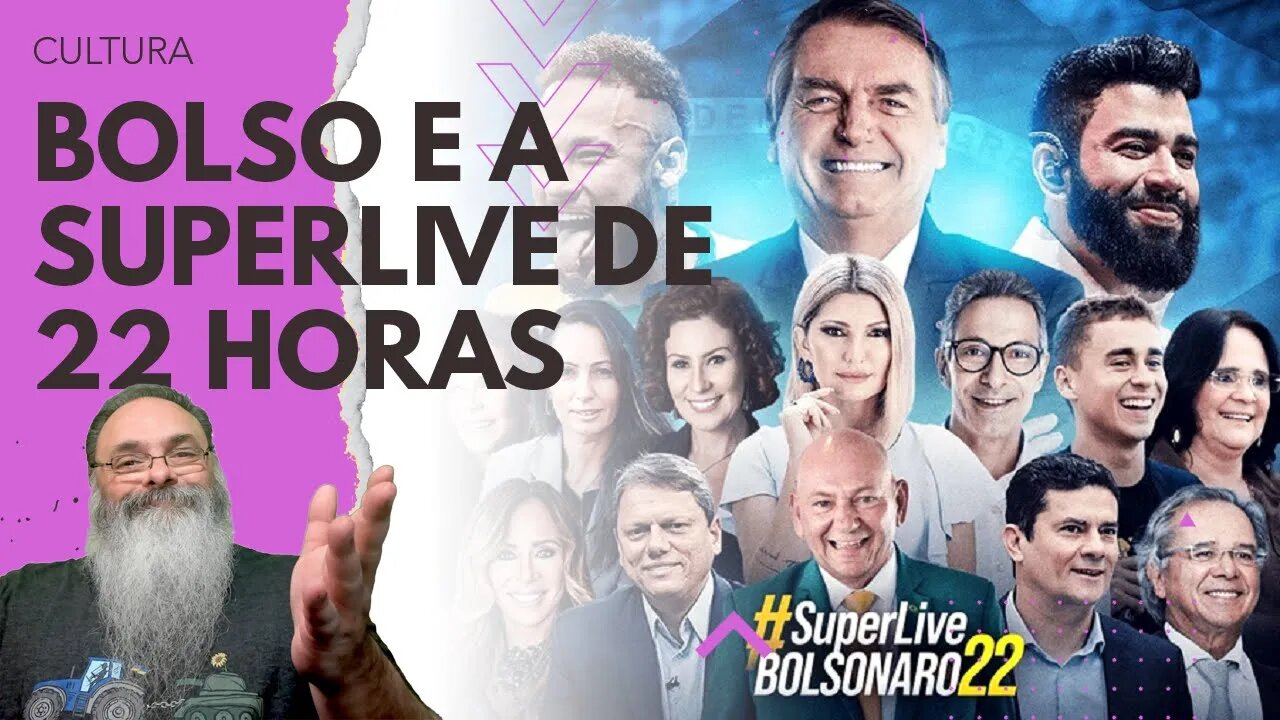 BOLSONARO faz uma SUPERLIVE de 22 HORAS no dia 22 de OUTUBRO com MUITOS APOIADORES e BOM BATE PAPO