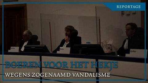 Vier boeren worden door het OM vervolgd voor 'vernielingen' op de Vismarkt en aan het Provinciehuis
