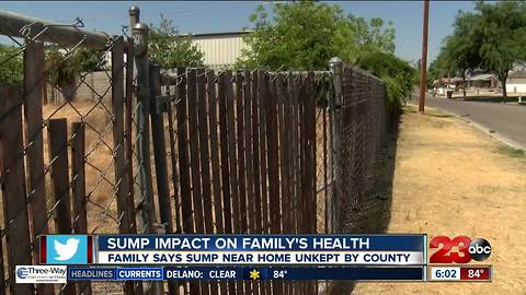 Sump impact on family's health