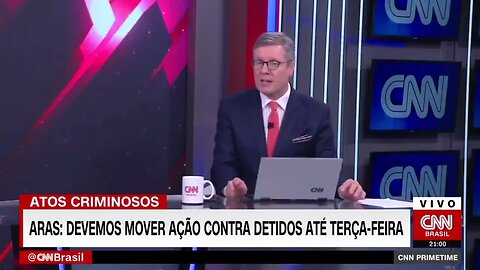 Devemos mover ação contra detidos até terça-feira, diz Aras | @shortscnn #shortscnn