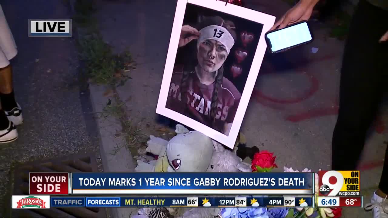 One-year anniversary of the death of Gabby Rodriguez