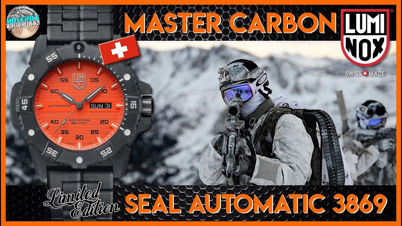 Only 200 Made! | Luminox Limited Edition Master Carbon SEAL 200m Automatic 3869 Unbox & Review