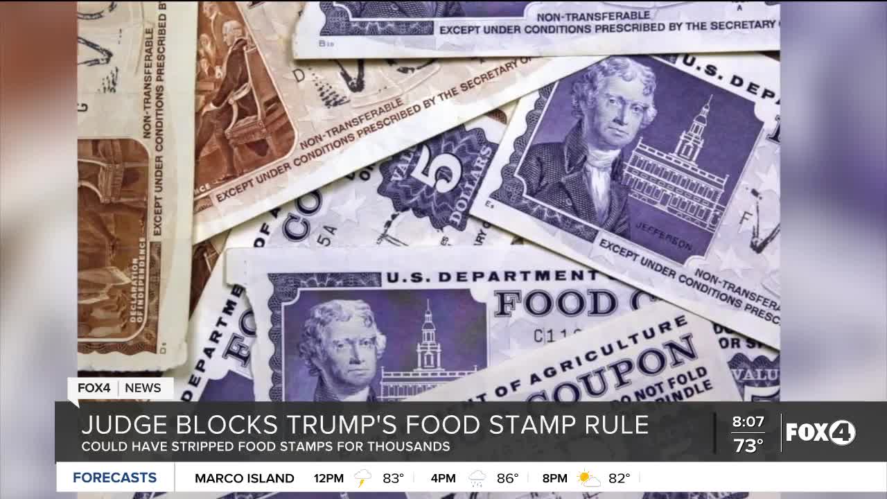 Federal judge strikes down Trump plan to slash food stamps