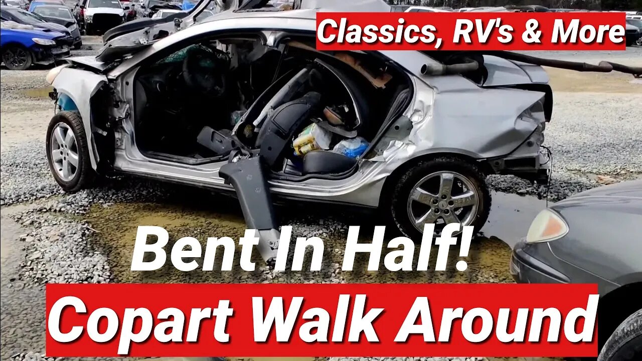 Copart Walk Around, Carnage, Classics, and RV's That Made Me Puke