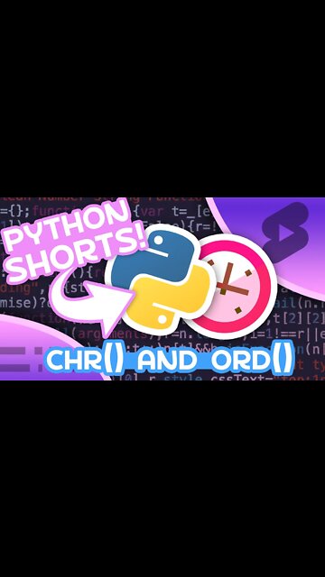 chr() & ord() in Python - Using ASCII Values
