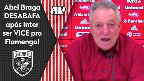 "NOS TIRARAM O TÍTULO!" Abel Braga DESABAFA após Inter ser VICE pro Flamengo!