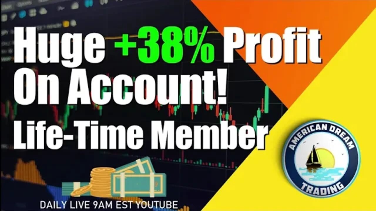 Huge +38% Profit On Account Life Time Member Stock Market