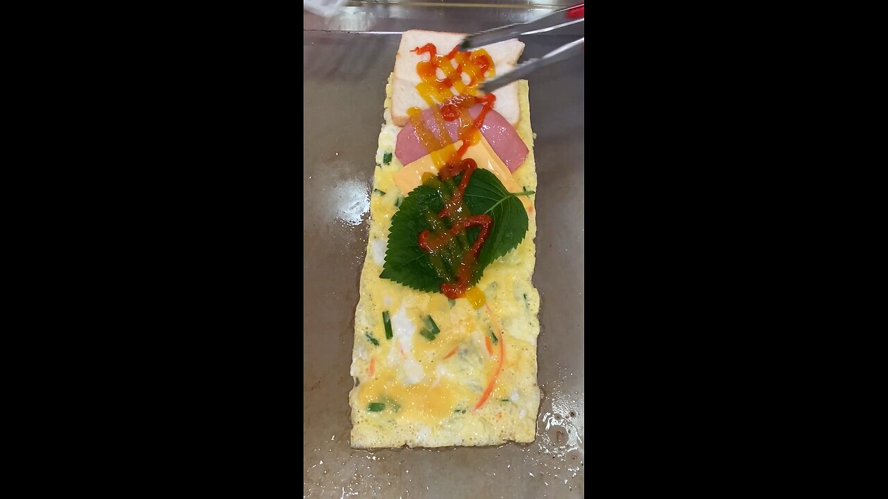 Korean Egg Roll Toast