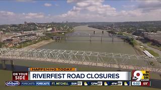 Riverfest road closures