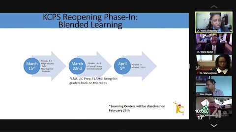 KCPS lays out plan to reopen schools for in-person learning