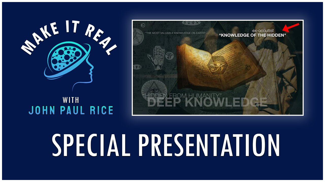 Special Presentation: Ex-Occultist: "They Call it "THE MASTER KEY Of The Universe”