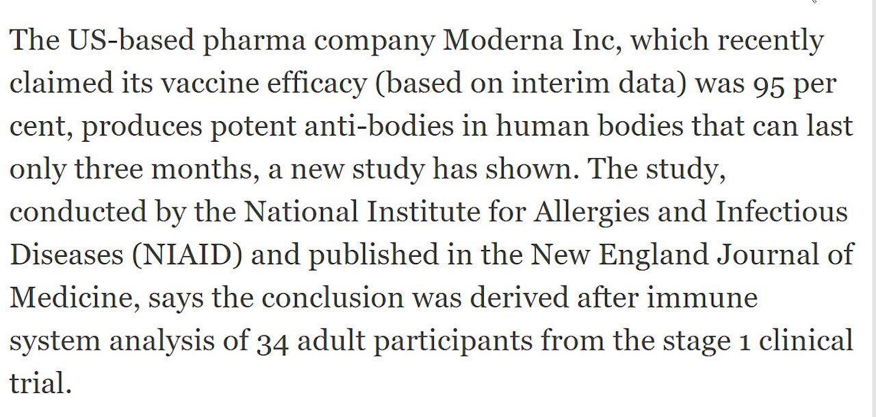 Covid-19 Vaccine Only Lasts Three Months and Nothing About it Makes Sense?
