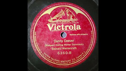 Reinald Werrenrath - Danny Deever