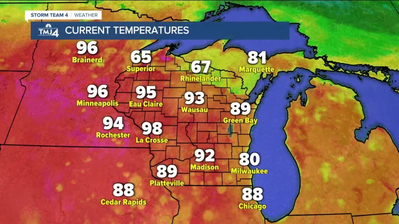 Another sunny & hot day in store for Thursday