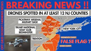 BREAKING NEWS: DRONE INVASION IN NEW JERSEY...FLASE FLAG OR COMING ATTACK ?? BIDEN'S LAST CHANCE