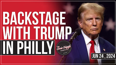 Backstage with Trump In Philly