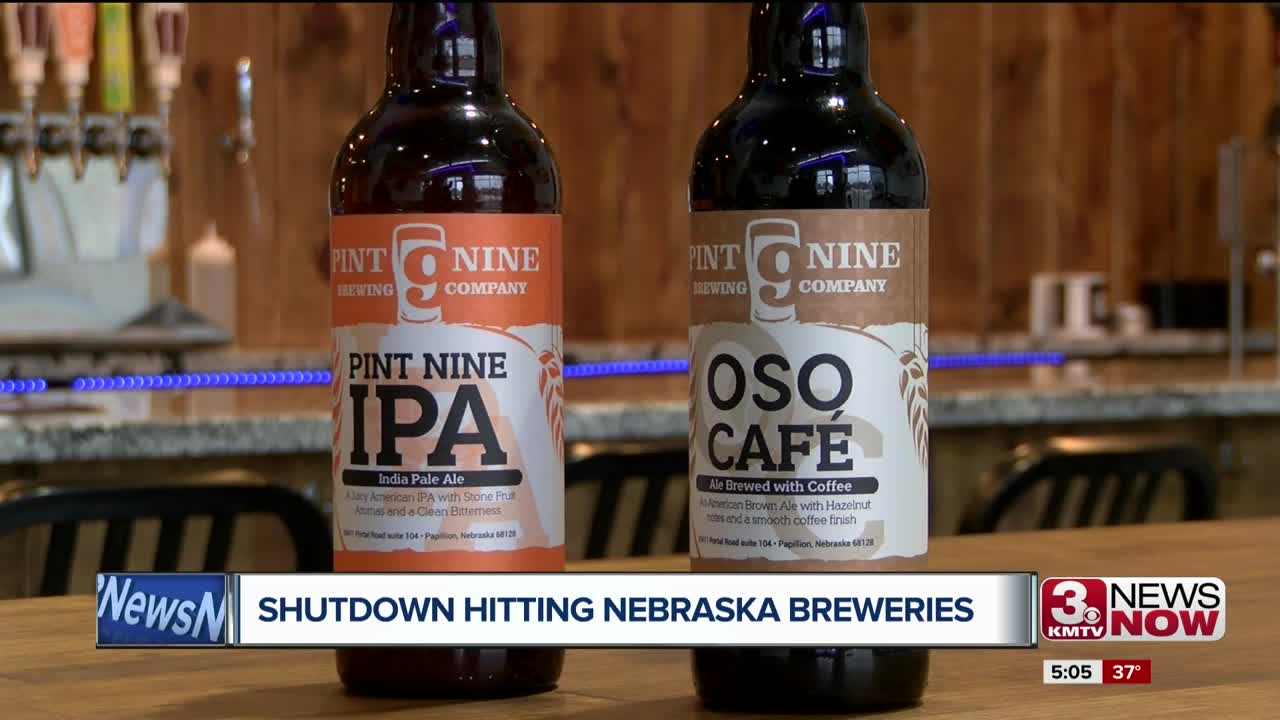 Shutdown hitting Nebraska breweries