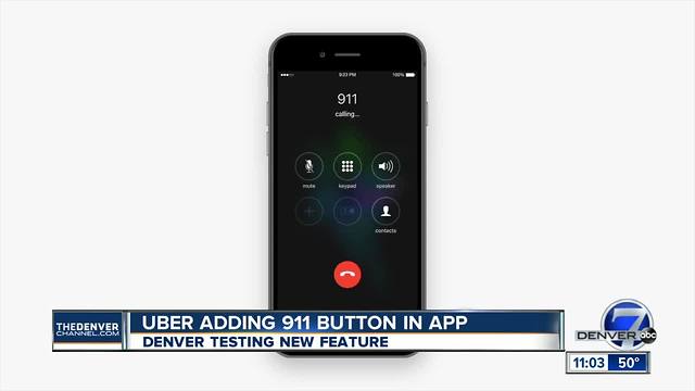 Uber to pilot in-app 911 service in Denver, beef up background checks