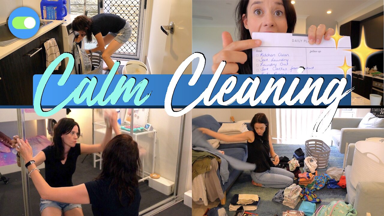 ANXIOUS ABOUT CLEANING? 😰 | Calming Clean With Me