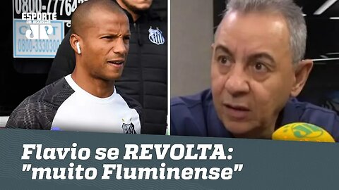 Tapetão ameaça Santos, e Flavio se REVOLTA: "muito Fluminense"