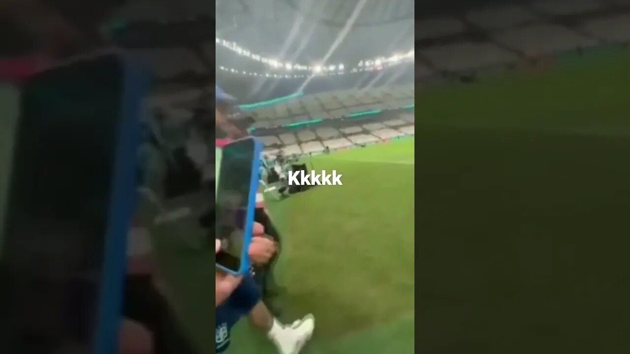 sósia de Neymar Jr engana jornalistas #fifaworldcup2022 #fifaworldcupqatar2022 #mundial #tntsports