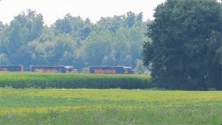 Wheeling & Lake Erie Mixed Freight Train From Sterling, Ohio July 31, 2021