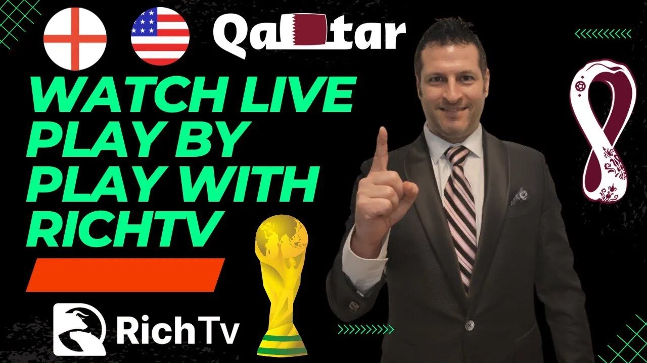 England vs America - World Cup Qatar 2022 - Live Play by Play