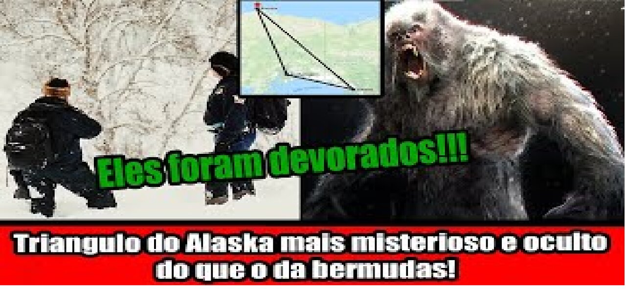 Triangulo do Alaska mais misterioso e oculto do que o da bermudas