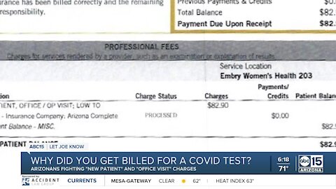 Why did you get billed for a COVID-19 test?