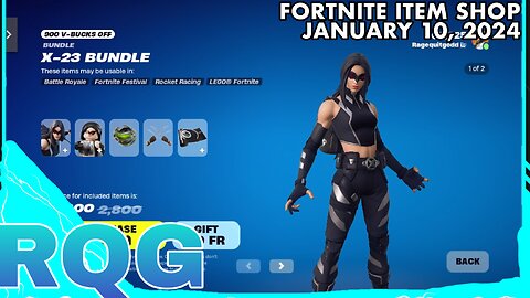 X-FORCE STUFF IS BACK! FORTNITE ITEM SHOP (January 10, 2024)