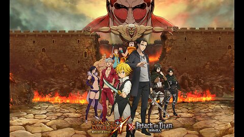 7DS Grand Cross - Attack On Titan Collab Summons