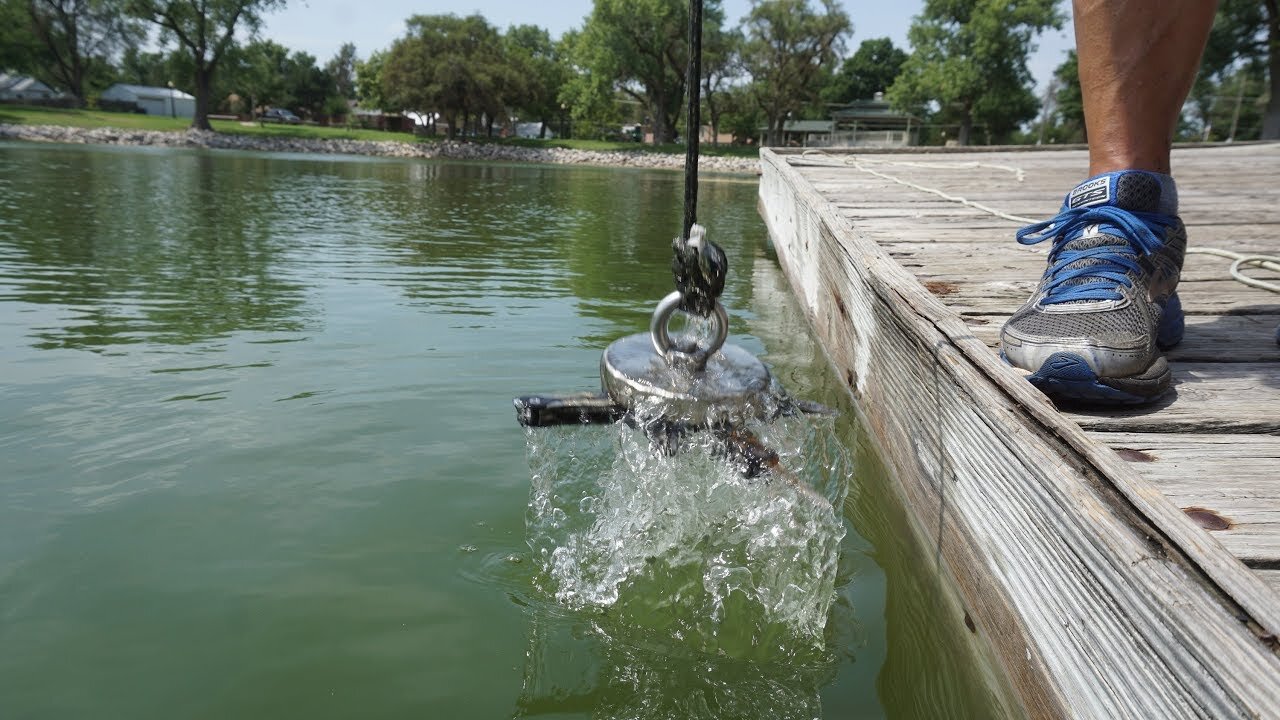 MAGNET FISHING WITH EXTREMELY STRONG MAGNETS!