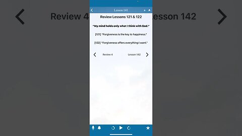 Review 4 Lesson 121 and 122 A Course in miracles | Forgiveness #acim #acourseinmiracles #shorts
