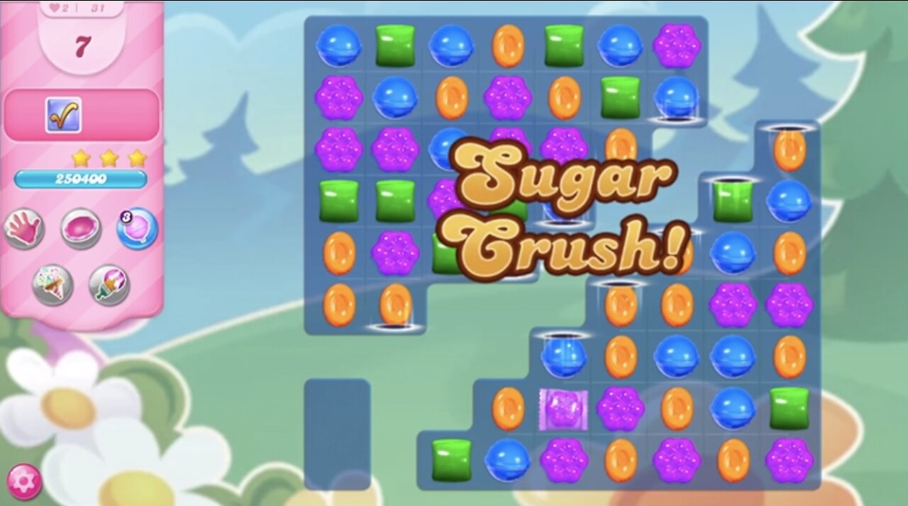 Candy Crush Saga | Level 31 | NO BOOSTERS | 3 STARS | PASSED ON FIRST TRY! | 302560 🦄