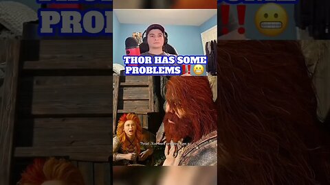 Thor & Thrud Have A…Moment‼️😬 | #shorts #godofwarragnarok #gaming #funny