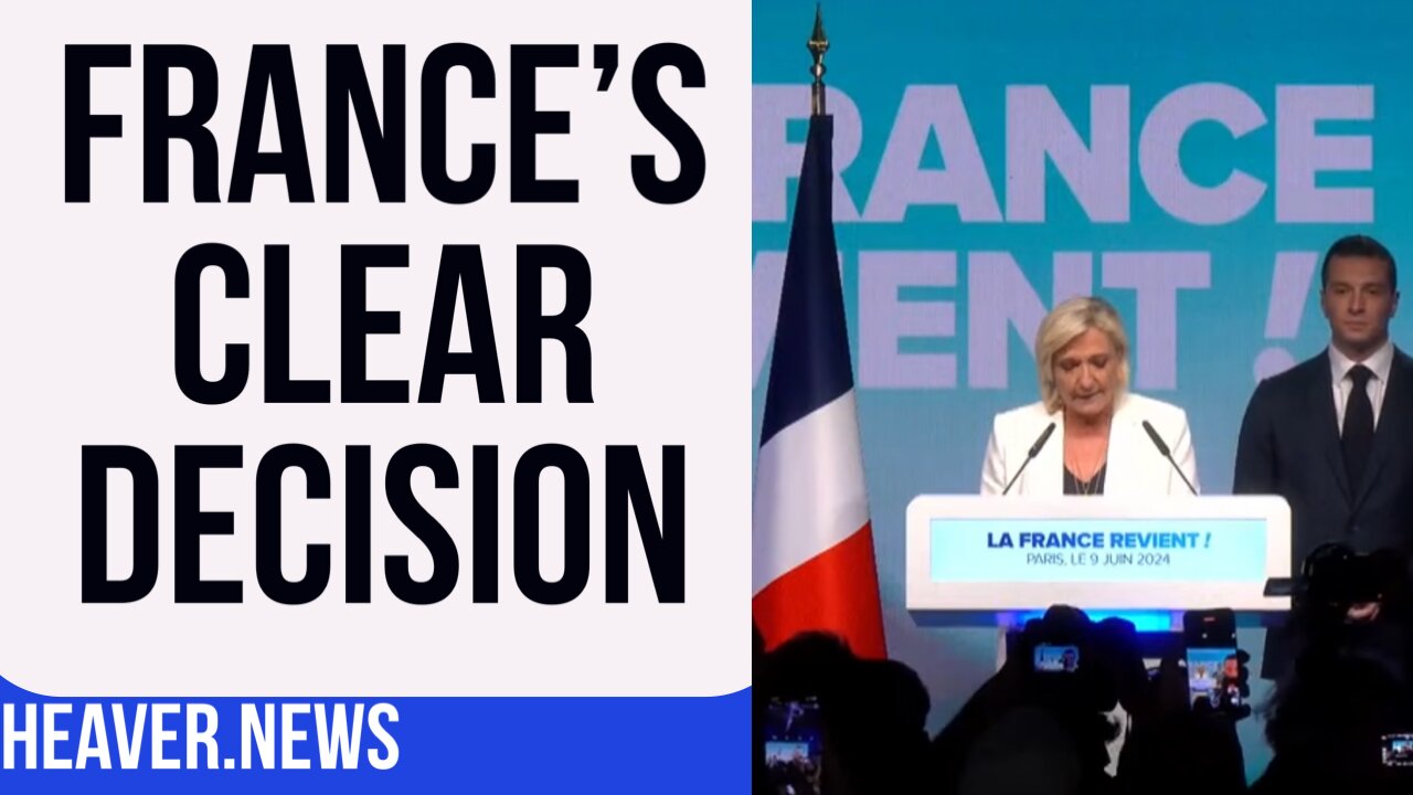 Le Pen French Victory Sparks Shock ANNOUNCEMENT