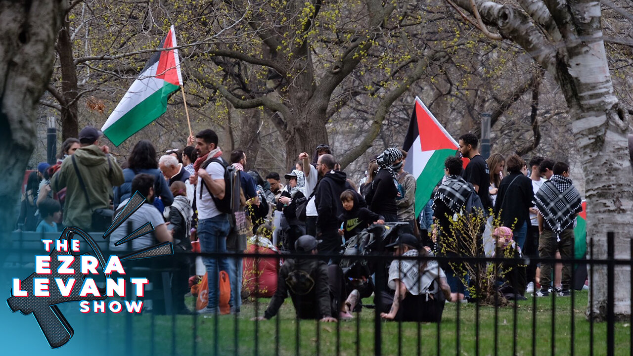 Anti-Israel protesters set up encampment on McGill University campus