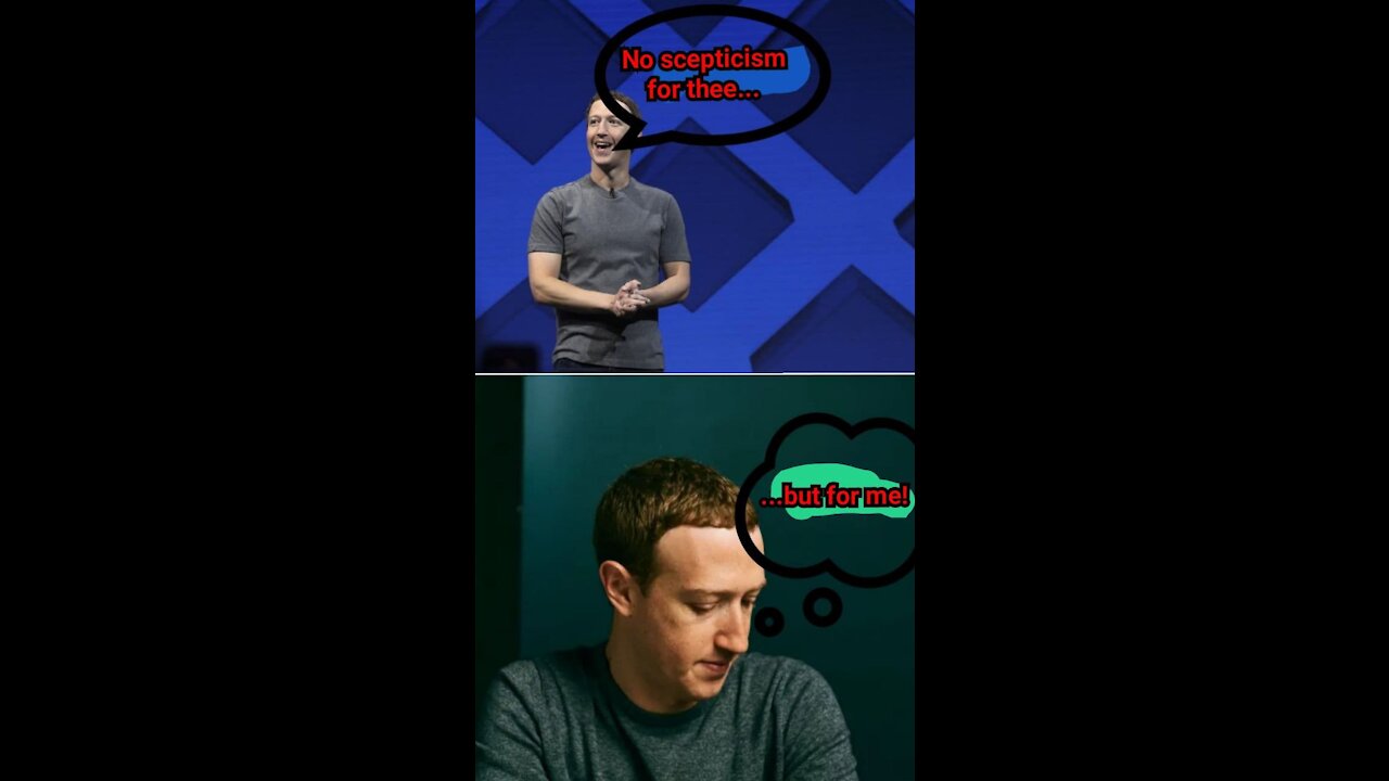 Mark Zuckerberg is HIGHLY SCEPTICAL of #COVID19 vaccines!!