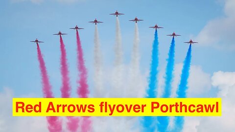 Red Arrows Flyover Porthcawl (10K Run July 2nd)