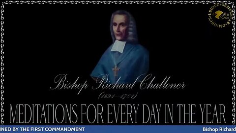 ✠Challoner Meditation: September 25th