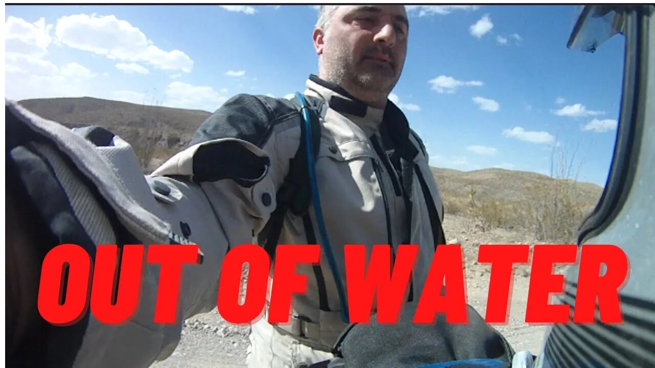 Border Patrol HELPED when I was out of Water! Southern Border Ride