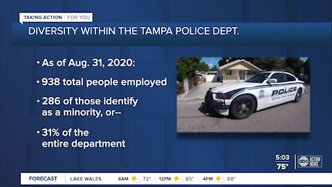 Tampa leaders looking to increase diversity of police department