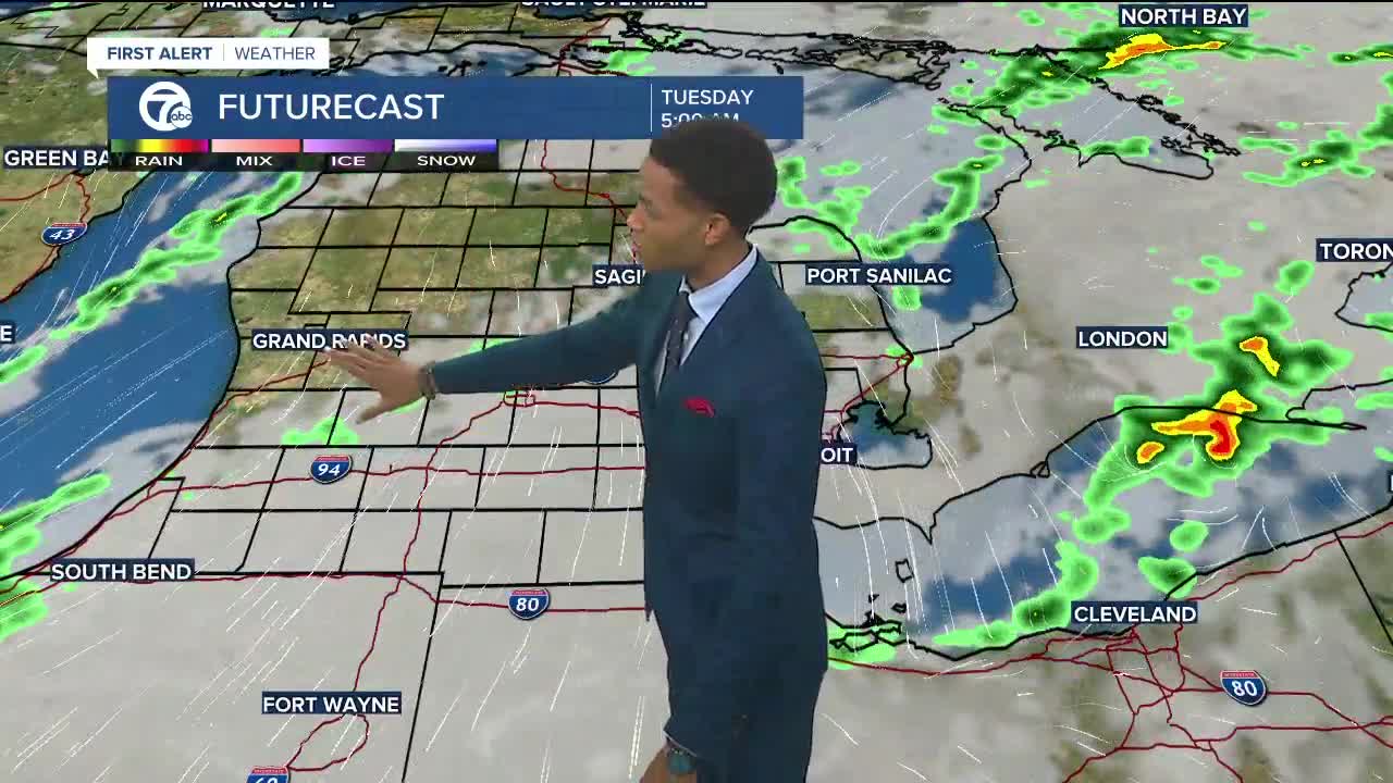 More showers possible tonight