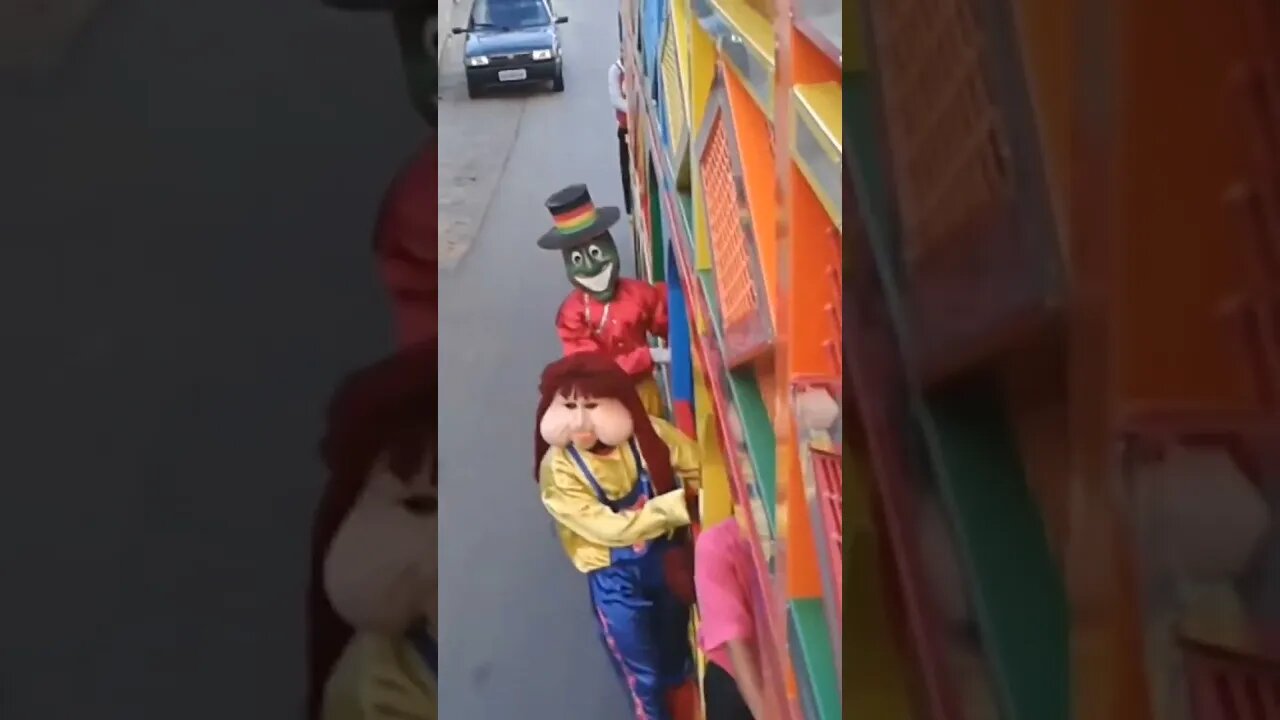 DANÇANDO FOFÃO, O MÁSKARA, BEN10, GOKU, FOFONA E HOMEM-ARANHA NA CARRETA DA ALEGRIA, LIKE