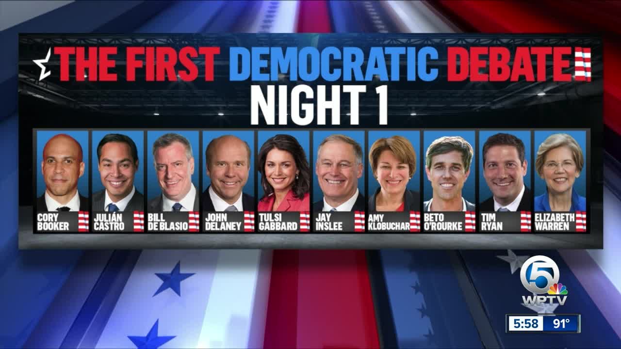 2020 Democrats converge in Miami for first night of debates