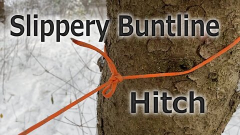 Slippery Bunt Line Hitch Knot (2021)